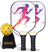 Carica l&#39;immagine nel visualizzatore di Gallery, Pickleball Starter Set, PB00036 The Runner   Pickleball Rackets , Cost Of Pickleball Paddles
