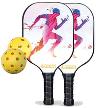 Carica l&#39;immagine nel visualizzatore di Gallery, Pickleball Starter Set, PB00036 The Runner   Pickleball Rackets , Cost Of Pickleball Paddles
