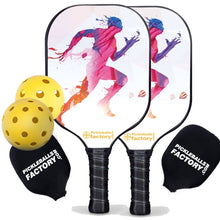 Carica l&#39;immagine nel visualizzatore di Gallery, Pickleball Starter Set, PB00036 The Runner   Pickleball Rackets , Cost Of Pickleball Paddles
