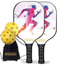 Carica l&#39;immagine nel visualizzatore di Gallery, Pickleball Starter Set, PB00036 The Runner   Pickleball Rackets , Cost Of Pickleball Paddles
