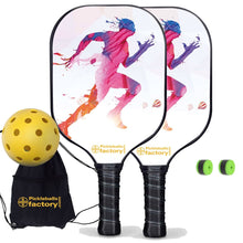 Carica l&#39;immagine nel visualizzatore di Gallery, Pickleball Starter Set, PB00036 The Runner   Pickleball Rackets , Cost Of Pickleball Paddles
