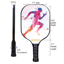 Cargar imagen en el visor de la galería, Pickleball Rackets , PB00036 The Runner   Pickle Court - Gfore Pickleball Best Carbon Fiber Pickleball Paddle
