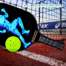 Carica l&#39;immagine nel visualizzatore di Gallery, Best Pickleball Set, PB00038 Blue Fires Custom Pickleball Paddle , Pickleball Sets On Sale
