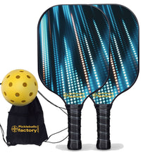 Carica l&#39;immagine nel visualizzatore di Gallery, Pickleball Paddle Set, PB00039 Neon Light Pro Pickleball Paddle , Pickle Ball Starter Kit
