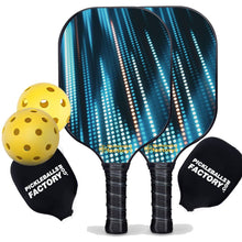 Cargar imagen en el visor de la galería, Pickleball Paddle Set, PB00039 Neon Light Pro Pickleball Paddle , Pickle Ball Starter Kit
