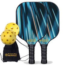 Carica l&#39;immagine nel visualizzatore di Gallery, Pickleball Paddle Set, PB00039 Neon Light Pro Pickleball Paddle , Pickle Ball Starter Kit
