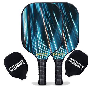 Pickleball Paddle Set, PB00039 Neon Light Pro Pickleball Paddle , Pickle Ball Starter Kit