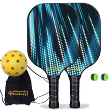 Cargar imagen en el visor de la galería, Pickleball Paddle Set, PB00039 Neon Light Pro Pickleball Paddle , Pickle Ball Starter Kit
