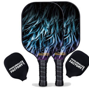 Pickleball Starter Set, PB00045 Leaves Pickleball Paddles , Portable Picklenet