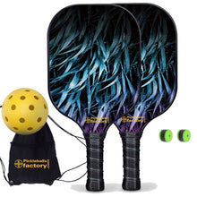 Carica l&#39;immagine nel visualizzatore di Gallery, Pickleball Starter Set, PB00045 Leaves Pickleball Paddles , Portable Picklenet
