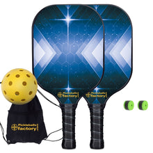 Carica l&#39;immagine nel visualizzatore di Gallery, Pickleball Set, PB00046 Stars Pickleballtournament Paddle , Top Of The Line Pickleball Paddles
