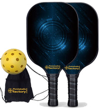 Carica l&#39;immagine nel visualizzatore di Gallery, Pickleball Starter Set, PB00049 Technology Custom Pickleball Paddle , Home Pickleball Set
