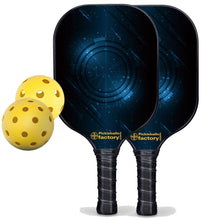 Cargar imagen en el visor de la galería, Pickleball Starter Set, PB00049 Technology Custom Pickleball Paddle , Home Pickleball Set
