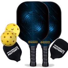 Carica l&#39;immagine nel visualizzatore di Gallery, Pickleball Starter Set, PB00049 Technology Custom Pickleball Paddle , Home Pickleball Set
