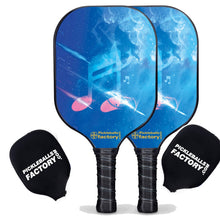 Cargar imagen en el visor de la galería, Pickleball Set, PB00051 Musical Note Pickleball Paddles For Sale , Best Portable Pickleball Set
