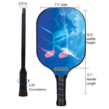 Carica l&#39;immagine nel visualizzatore di Gallery, Pickleball Paddles For Sale , PB00051 Musical Note Top Rated Pickleball Paddles 2021 - Pickleball Paddle For Beginners
