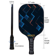 Load image into Gallery viewer, Best Pickleball Paddle , PB00059 Push The Button Most Popular Pickleball Paddle - Pickleball Best Paddles Best Senior Pickleball Players
