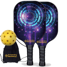 Charger l&#39;image dans la galerie, Pickleball Set, PB0006 Circles  Pro Pickleball Paddle , Wooden Pickleball Paddles
