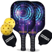 Load image into Gallery viewer, Pickleball Set, PB0006 Circles  Pro Pickleball Paddle , Wooden Pickleball Paddles
