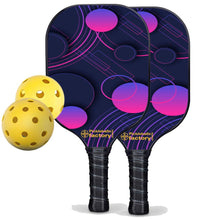 Load image into Gallery viewer, Pickleball Paddle Set, PB0008 Wave Point Pickleball Equipment , Driveway Pickleball Set
