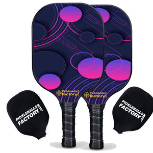 Pickleball Paddle Set, PB0008 Wave Point Pickleball Equipment , Driveway Pickleball Set