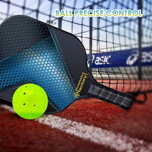 Pickleball Starter Set, PB0009 Hexagon Grids Usapa Pickleball Paddles , Portable Pickleball Set