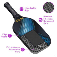 Carica l&#39;immagine nel visualizzatore di Gallery, Usapa Pickleball Paddles , PB0009 Hexagon Grids Best Pickleball Paddles 2021 For Beginners Pickle Tennis - Pickleball Glove
