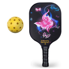 Load image into Gallery viewer, Pickleball Paddle | Best Pickleball Paddles For Advanced Players | SX0043 PINK BUTTERFLY Pickleball Paddles for Middleman
