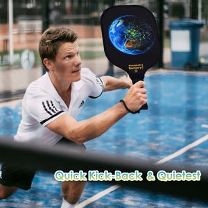 Pickleball Paddles | Pickleball Paddles Amazon | Levelup Pickleball | SX0071 BLUE EARTH Pickleball Paddles Custom