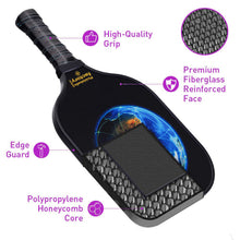 Load image into Gallery viewer, Pickleball Paddles | Pickleball Paddles Amazon | Levelup Pickleball | SX0071 BLUE EARTH Pickleball Paddles Custom
