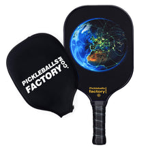 Carica l&#39;immagine nel visualizzatore di Gallery, Pickleball Paddles | Pickleball Paddles Amazon | Levelup Pickleball | SX0071 BLUE EARTH Pickleball Paddles Custom
