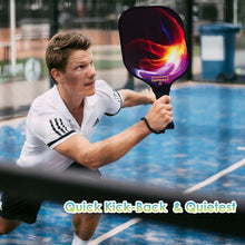 Load image into Gallery viewer, Pickleball Paddles | Pickleball Equipment | Best Type of Pickle Racket | SX0082 PINK RED FLAMING Pickleball Paddle for Reseller
