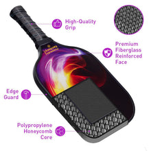 Load image into Gallery viewer, Pickleball Paddles | Pickleball Equipment | Best Type of Pickle Racket | SX0082 PINK RED FLAMING Pickleball Paddle for Reseller
