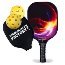 Load image into Gallery viewer, Pickleball Paddles | Pickleball Equipment | Best Type of Pickle Racket | SX0082 PINK RED FLAMING Pickleball Paddle for Reseller
