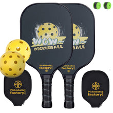 Load image into Gallery viewer, Pickleball Paddle | Pickleball Tournaments | Pickleball Best Paddles Pickleball Beach | SX0031 WOW PICKLEBALL Pickleball Set for Megastore 
