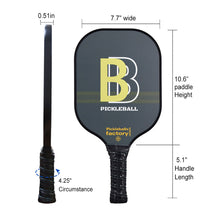 Carica l&#39;immagine nel visualizzatore di Gallery, Pickleball Paddles | Best Pickleball Paddle 2021 | Pickleball Rackets Amazon | SX0029 YELLOW B Pickleball Paddles Vendor for Amazon
