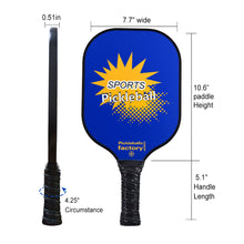 Cargar imagen en el visor de la galería, Pickleball Set | Pickleball Paddles Amazon | Best Pickleball Racquets | SX0036 YELLOW FUN Pickleball Paddle Vendor for Shopee
